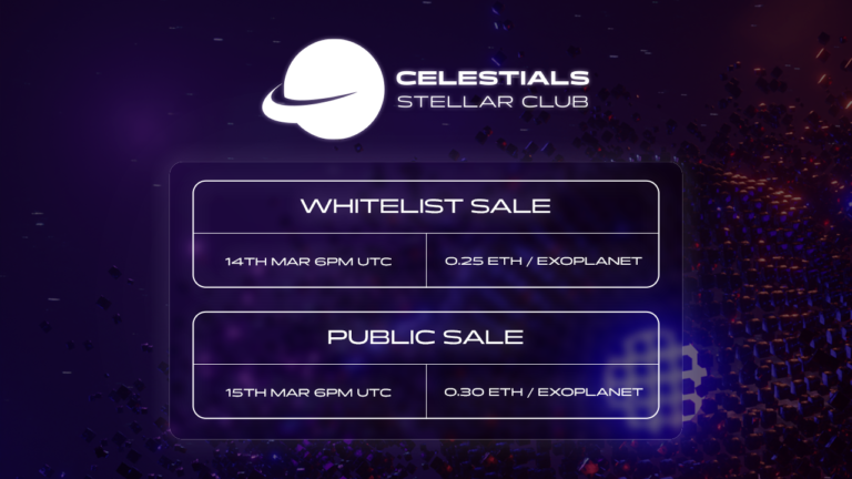 Celestials Stellar Club Announces NFT Collection Minting Date March 14 2022 – Press release Bitcoin News