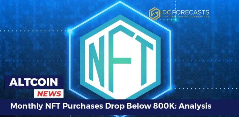 Monthly NFT Purchases Drop Below 800K: Analysis