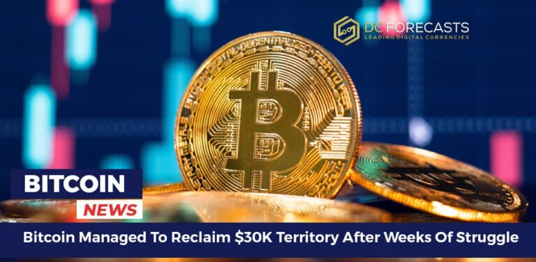 Bitcoin Managed To Reclaim $30K Territory After Weeks Of Struggle