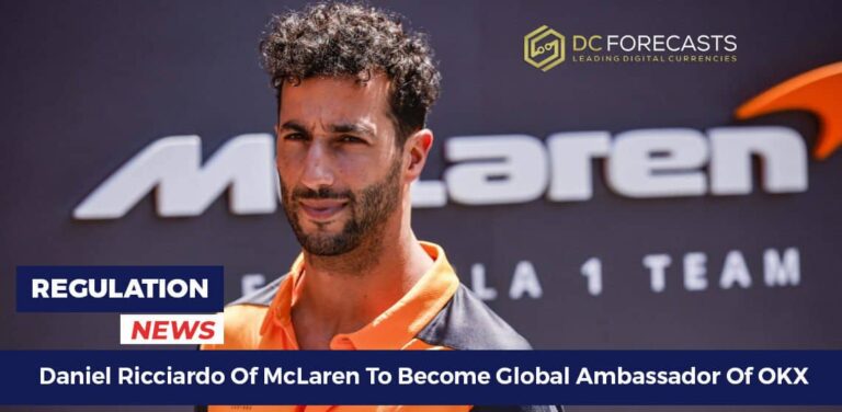 Daniel Ricciardo Of McLaren To Become Global Ambassador Of OKX