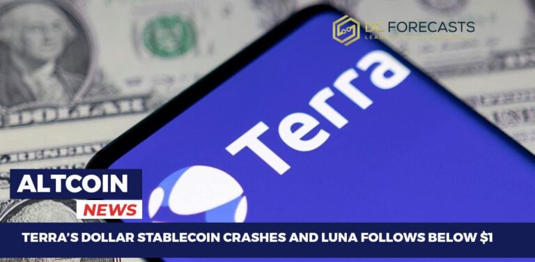 Terra’s Dollar Stablecoin Crashes And Luna Follows Below $1