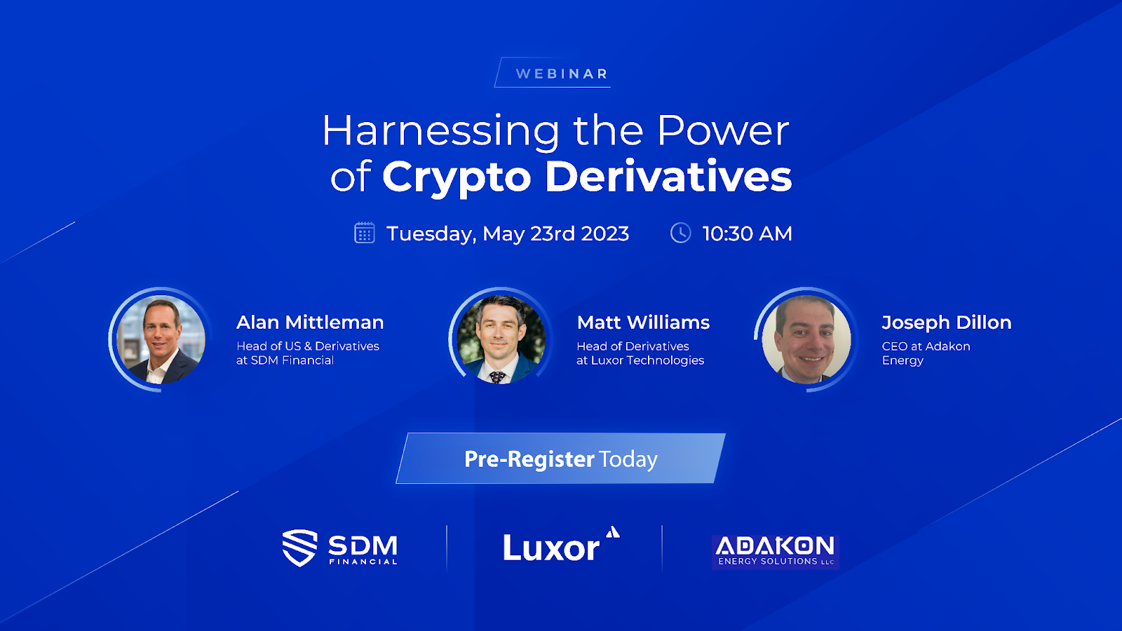 SDM Financial to Present Informative Webinar on Digital Asset Derivatives