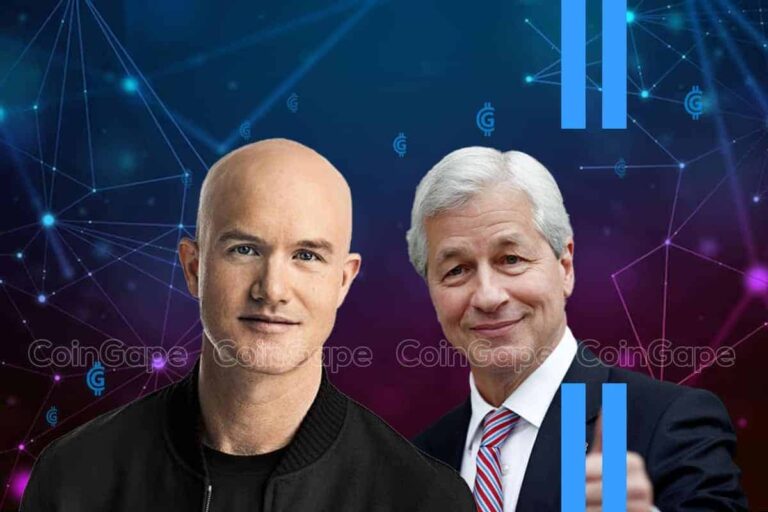 Coinbase CEO Brian Armstrong Extends Respect To Jamie Dimon Despite Bitcoin Clash